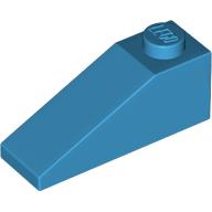 Lego Brick Sloped 33° 3 x 1 / Dark Azure