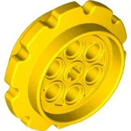 Technic Tread Sprocket Wheel Large 10 Tooth / Yellow