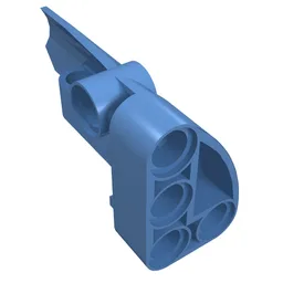 Technic Panel Fairing # 3 Small Smooth Long, Side A / Medium Blue