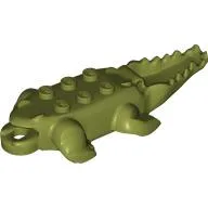 Animal Body Part, Alligator / Crocodile Body New Style / Olive Green