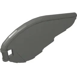 Creature Body Part, Hippogriff Wing (Buckbeak) / Dark Bluish Gray