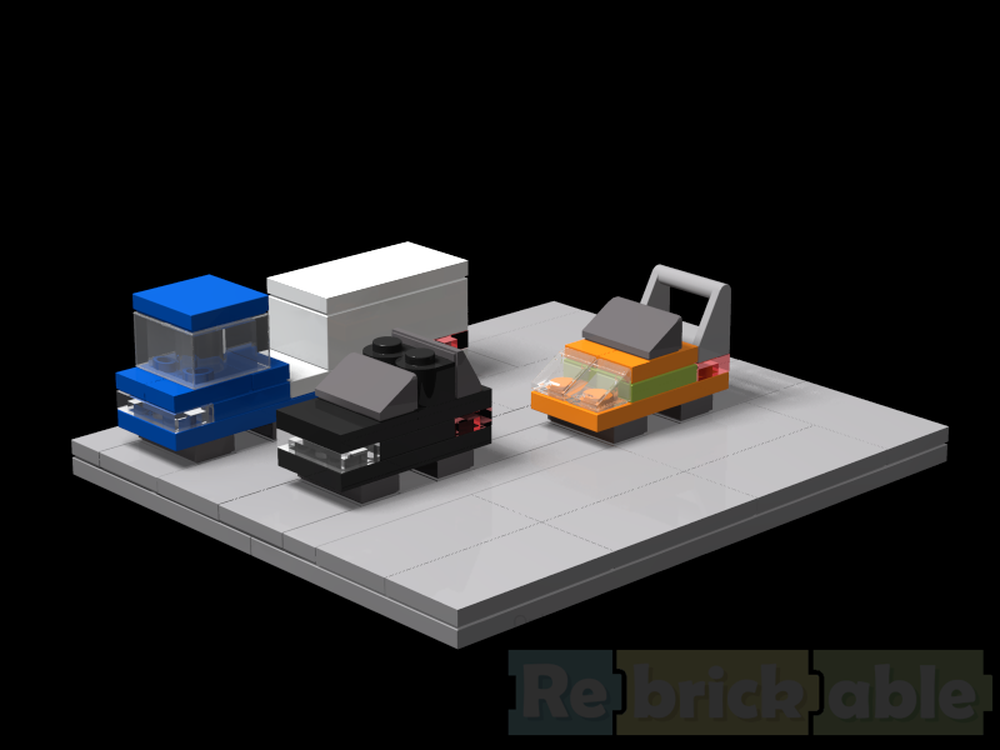 Lego Fast And Furious (2001) highway chase