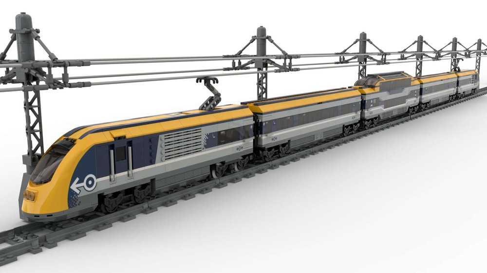 Lego 60197 MOD - Passenger Train