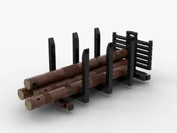 Logging frame attachment