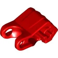 Large Figure Hand, Fist with Axle Hole, 4 Fingers / Red
