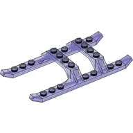 Helicopter Skid Rails 12 x 6 / Trans-Purple