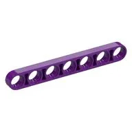 Technic Beam 1 x 7 Thin / Purple