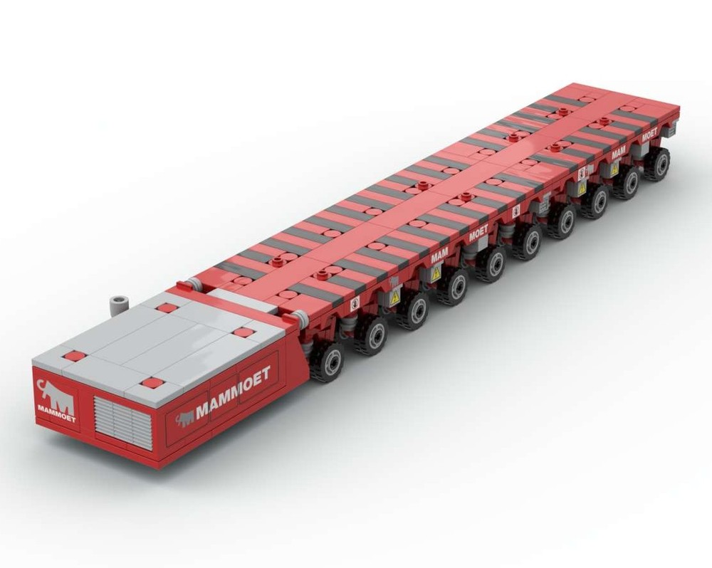 Lego SPMT Trailer - Self Propelled Modular Transporter