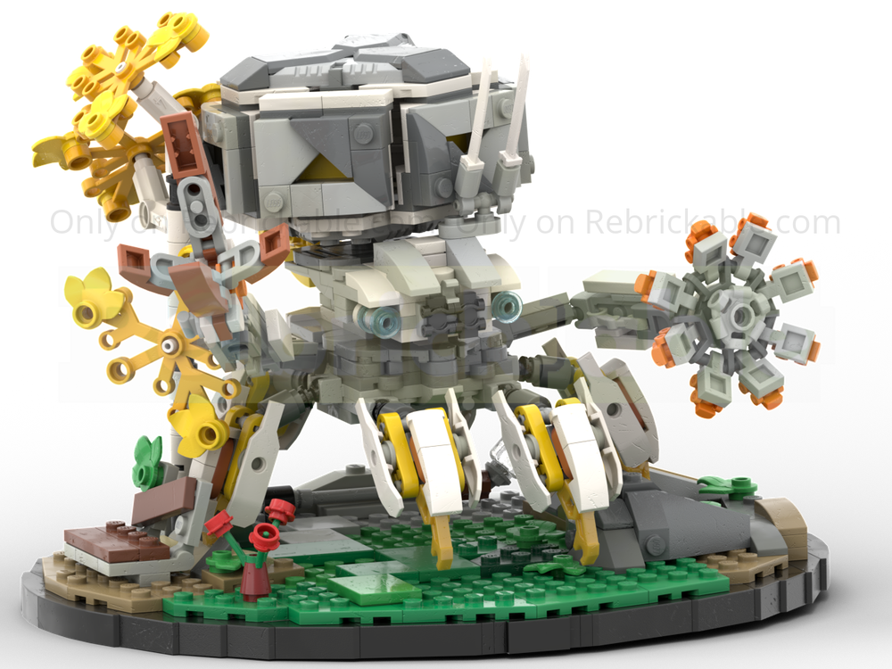Lego Horizon Zero Dawn - Shellwalker With Base