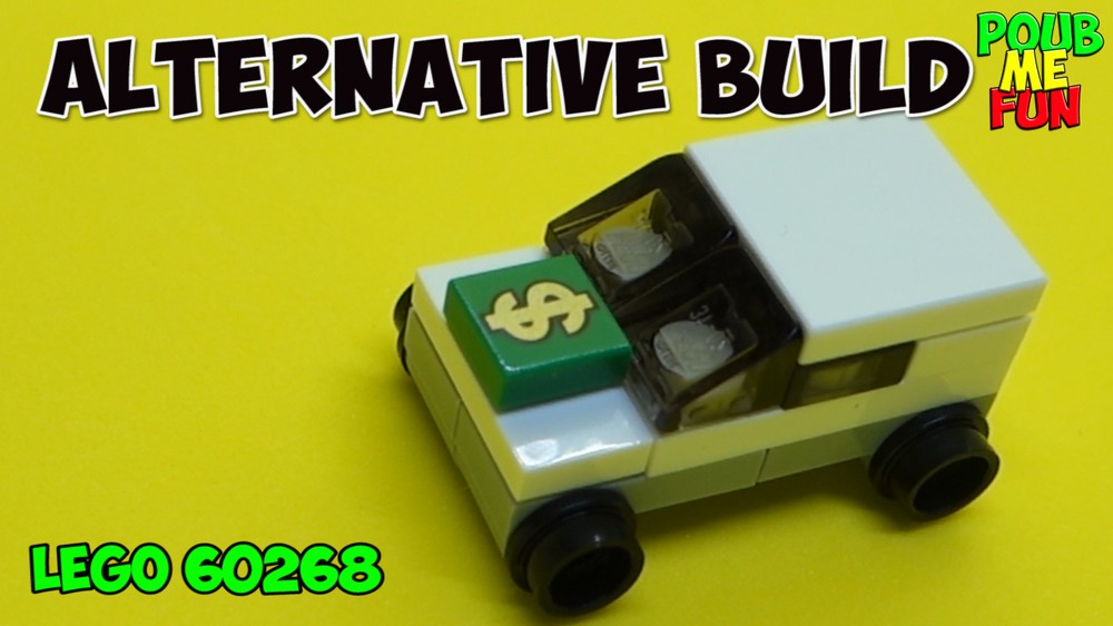 Lego 60268 - The Most Beautiful Micro Car Dollar Cash - Alternate Build