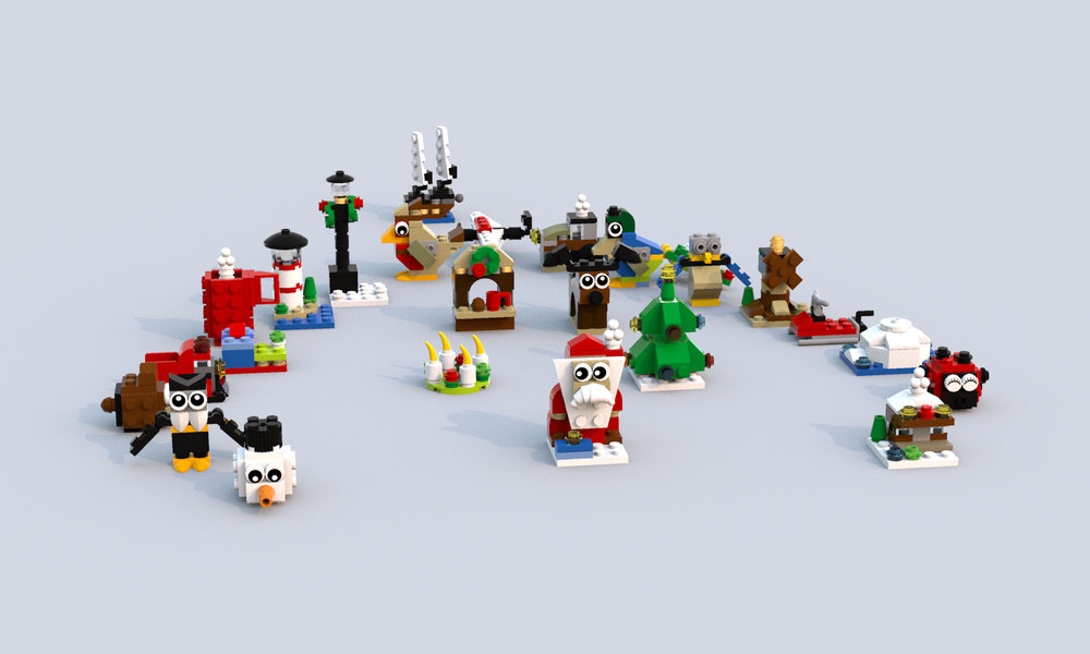 Lego official lego 40253 24-in-1 giftset