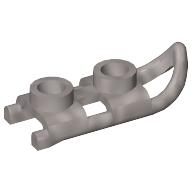 Lego Belville, Equipment, Ice Skate / Pearl Light Gray