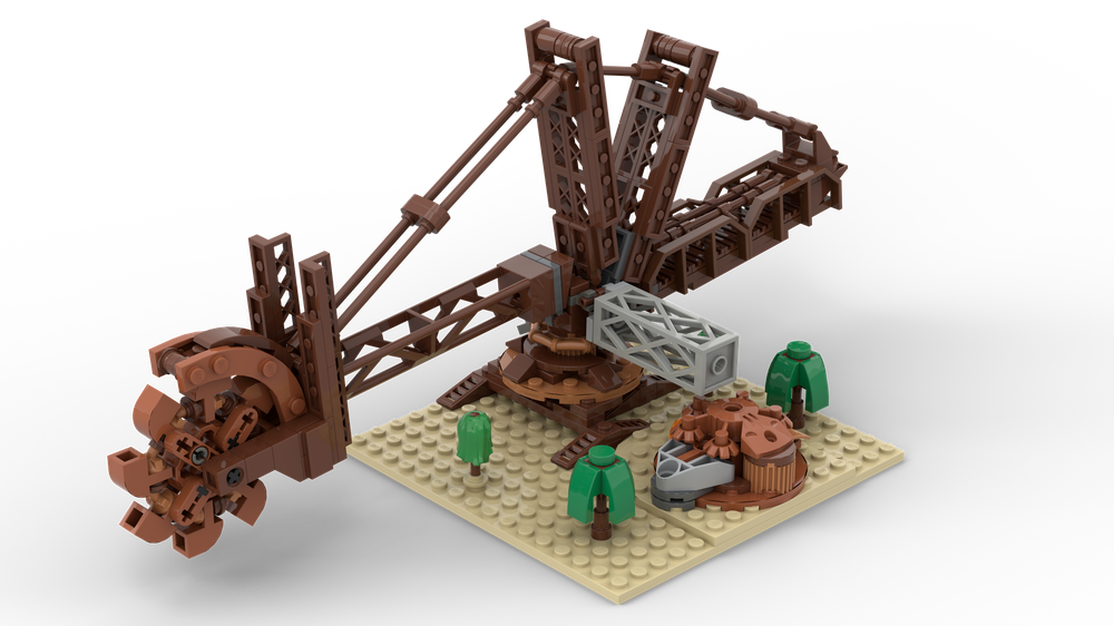 Lego Rust micro giant excavator