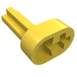 Technic Engine Crankshaft / Yellow