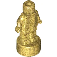 Minifig Trophy Statuette / Pearl Gold