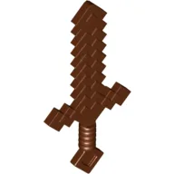 Weapon Sword Blocky / Reddish Brown