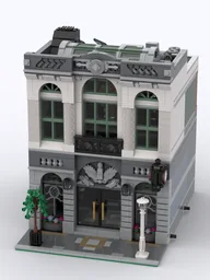 Brick Bank without corner