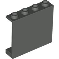 Lego Panel 1 x 4 x 3 [Hollow Studs] / Dark Gray