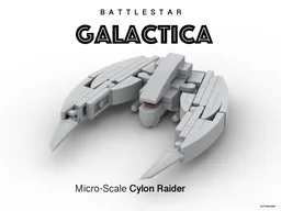 Battlestar Micro-Scale Cylon Raider