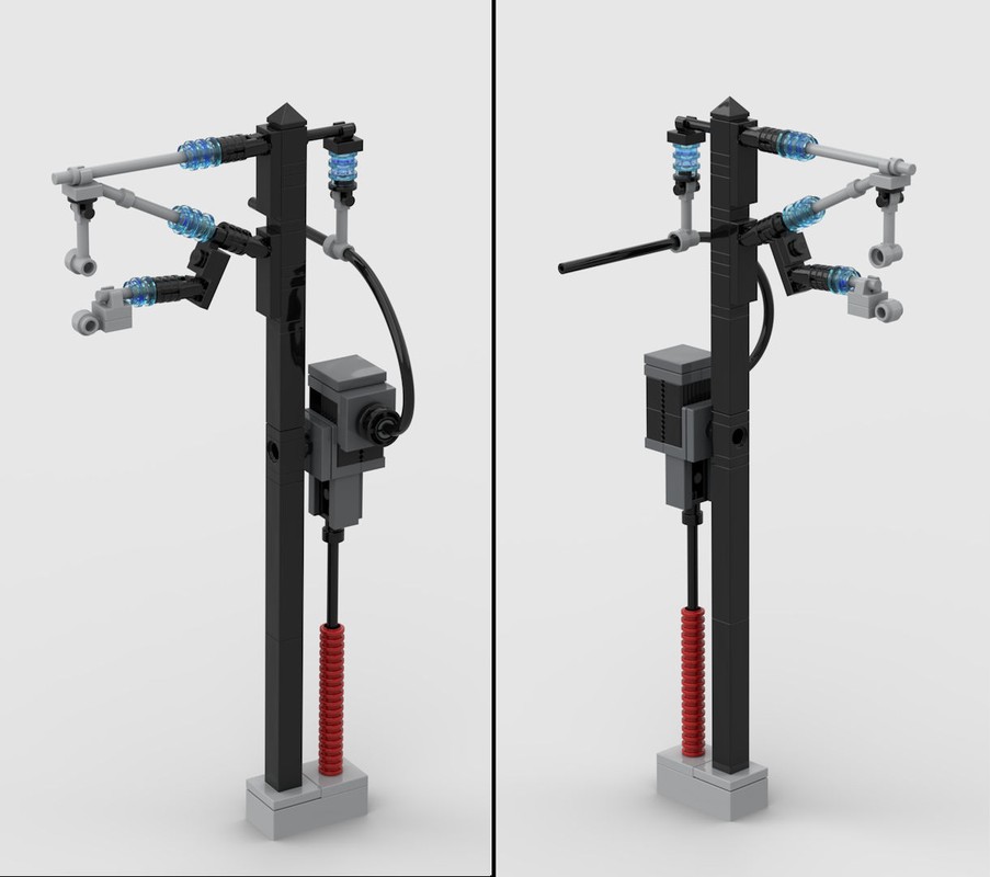 Lego Caténaire - Overhead line - Oberleitung - MOC