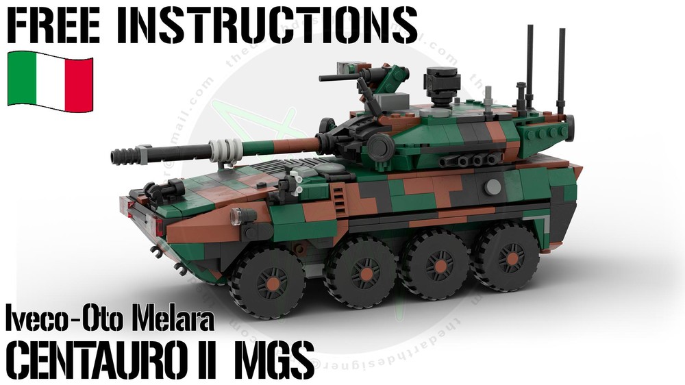 Lego Centauro II MGS | 1:35 Scale