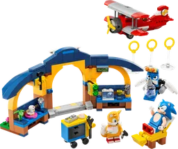 Tails' Workshop and Tornado Plane