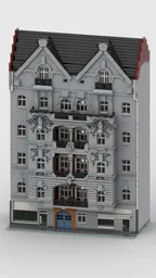 Old Buidling in Berlin Style, without interior