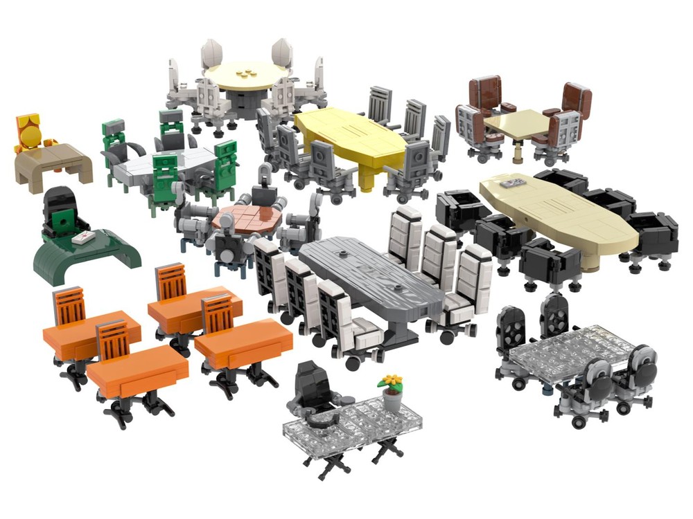 Lego Tables & Chairs - Business Edition
