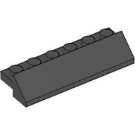 Lego Brick Sloped 45° 2 x 6 x 2/3 / Green