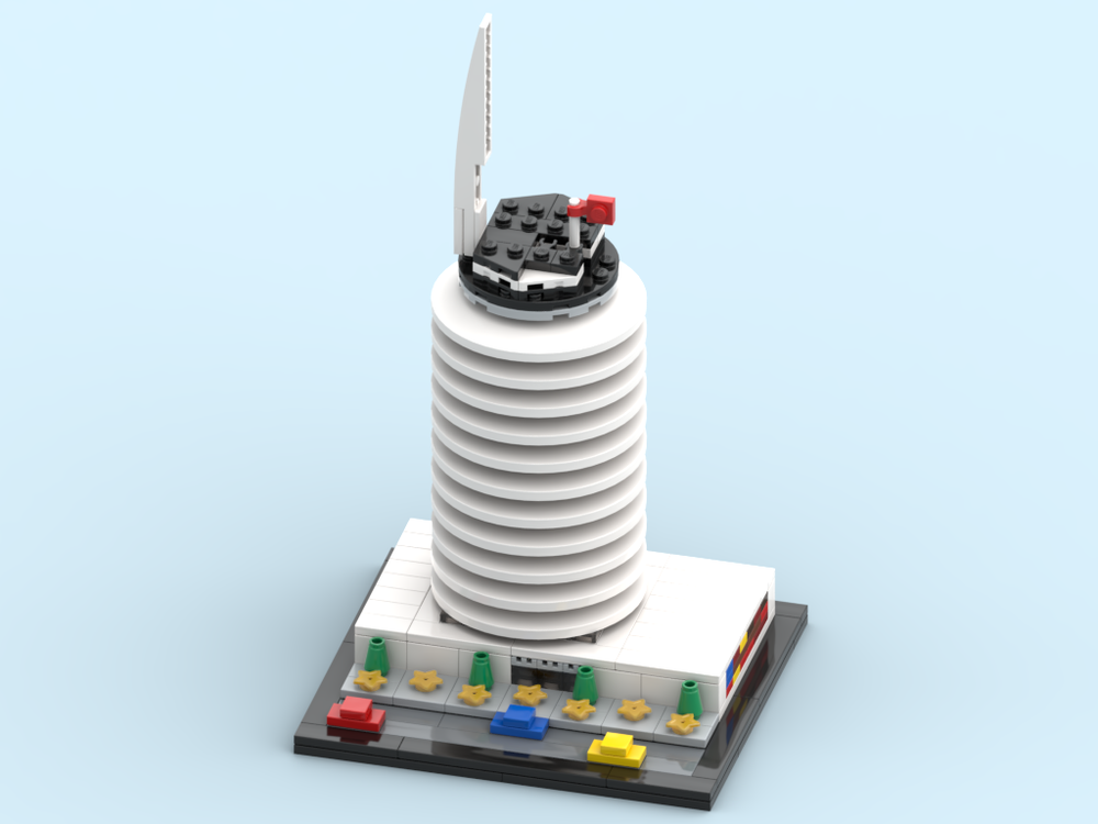 Lego Capitol Records Building - Los Angeles