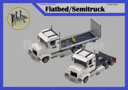 Flatbed/semi-truck