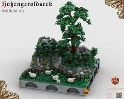 A6 Castle Hohengeroldseck - Landscape, vines & sheep pasture (Castle Part 1)