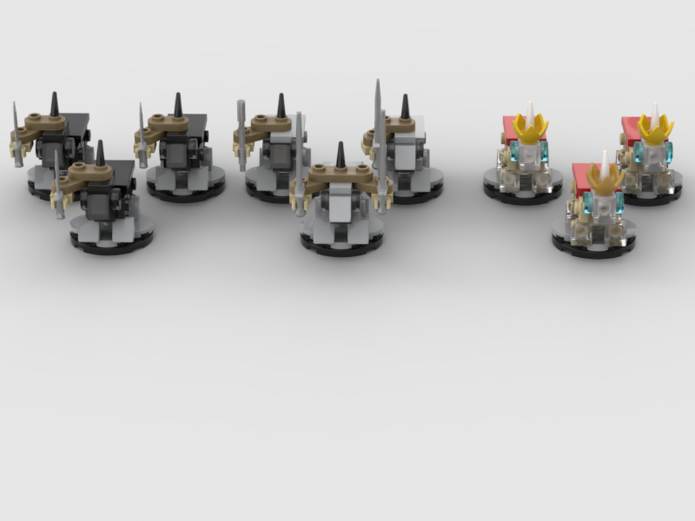 Lego Ringwraiths of Numenor and Witch-King