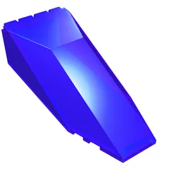 Windscreen 10 x 4 x 2 1/3 Canopy / Trans-Purple
