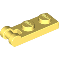 Lego Plate Special 1 x 2 with Handle on End [Closed Ends] / Bright Light Yellow