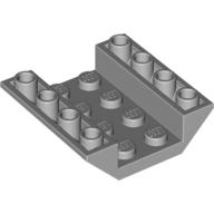 Lego Brick Sloped Inverted 45° 4 x 4 Double with 4 x 2 Recessed / Light Bluish Gray