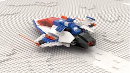Interstellar Ice Planet Spaceship