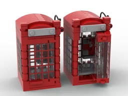 Retro Phone Booth with foldable door