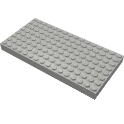 Brick 8 x 16 / Dark Bluish Gray