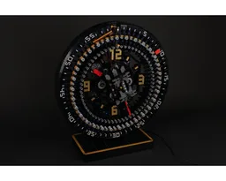 Mangle Rack Clock,