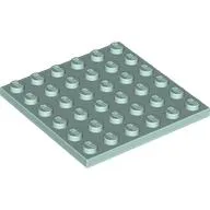 Plate 6 x 6 / Aqua