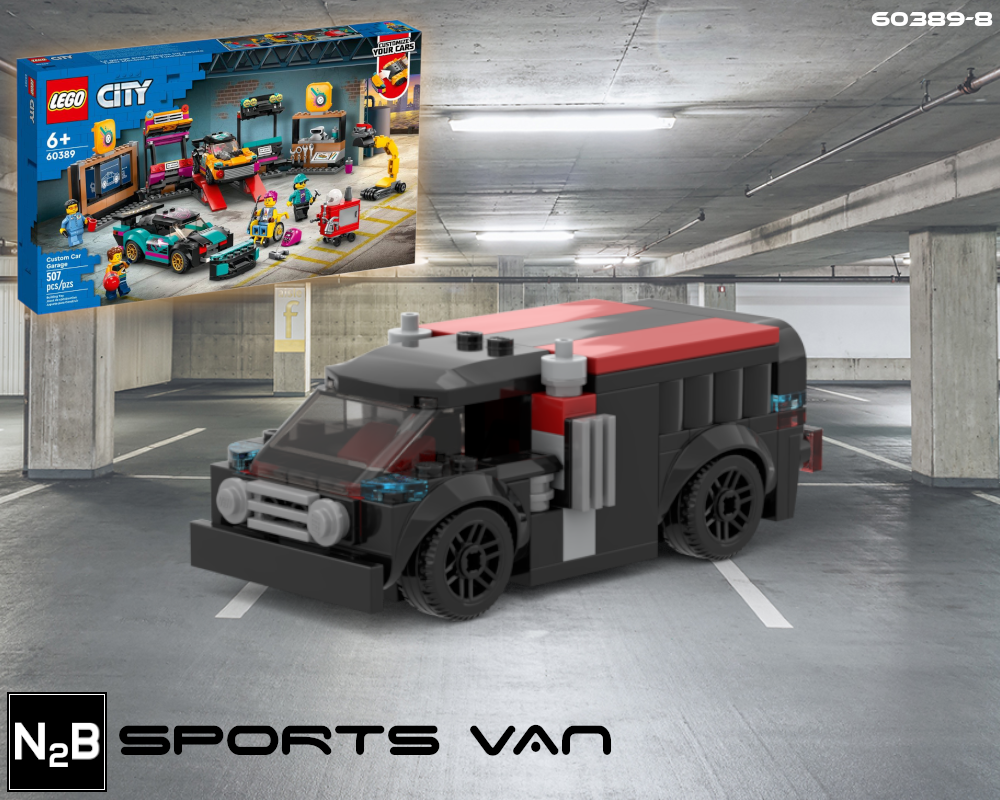 Lego Sports Van - LEGO 60389 alternate build 8