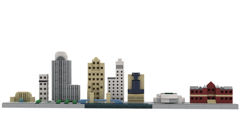 Lego Cincinnati skyline