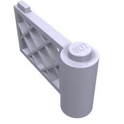 Fence Gate 1 x 4 x 2 / Light Violet
