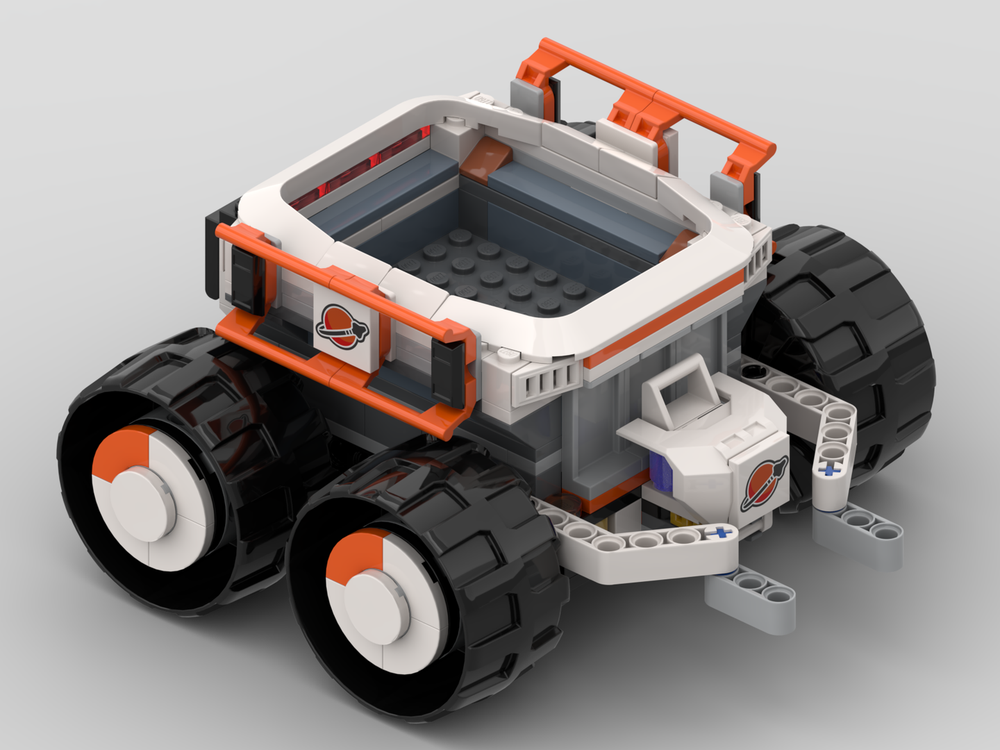 Lego City Space Command-Rover-Trailer