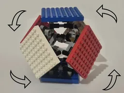 Hinged cube