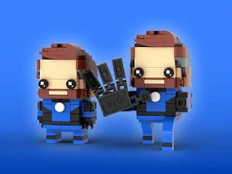 Mr. Fantastic Brickheadz LEGO MOC - Marvel Studios Doctor Strange in the Multiverse of Madness
