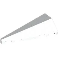 Brick Wedged, Sloped 2 x 5 Left / White