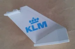 Tail Wedge with KLM Logo Pattern on Both Sides (Stickers) - Set 4032-11