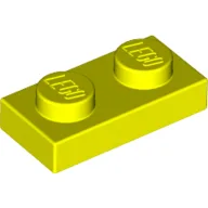 Plate 1 x 2 / Vibrant Yellow
